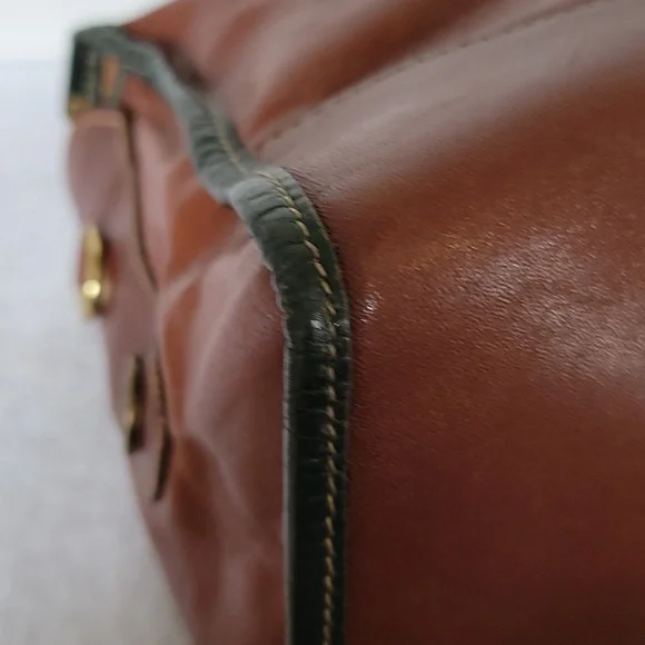 Brahmin vintage brown leather handbag - Picture 9 of 16